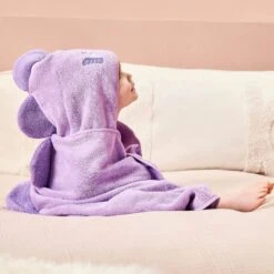 Seahorse Hooded Baby & Kids Bath Towel