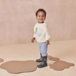 George Pig Organic Cotton Sweater 9 George Pig Organic Cotton Sweater -Baby Clothing Shop 0014 GEORGEPIGOVERSIZEDSWEATSHIRT LEGGINGSOUTFIT 097