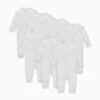 Snap Romper 7 Pack -Baby Clothing Shop 7 Piece front opening sleepsuit no feet set f22353e8 50e7 4418 a202 2f9ea9d5608e