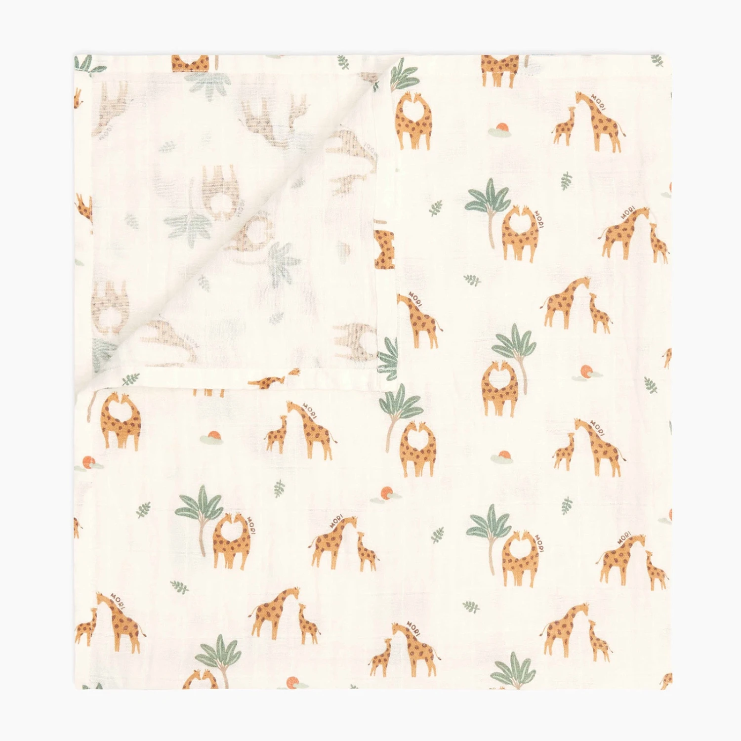 Printed Organic Muslin Swaddle 3 Pack 5 Printed Organic Muslin Swaddle 3 Pack - Image 3