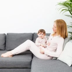 The Blush Onesie -Baby Clothing Shop Adult Sleepsuit Onesie Blush Stardust Lifestyle ProductPage1X1 WEB