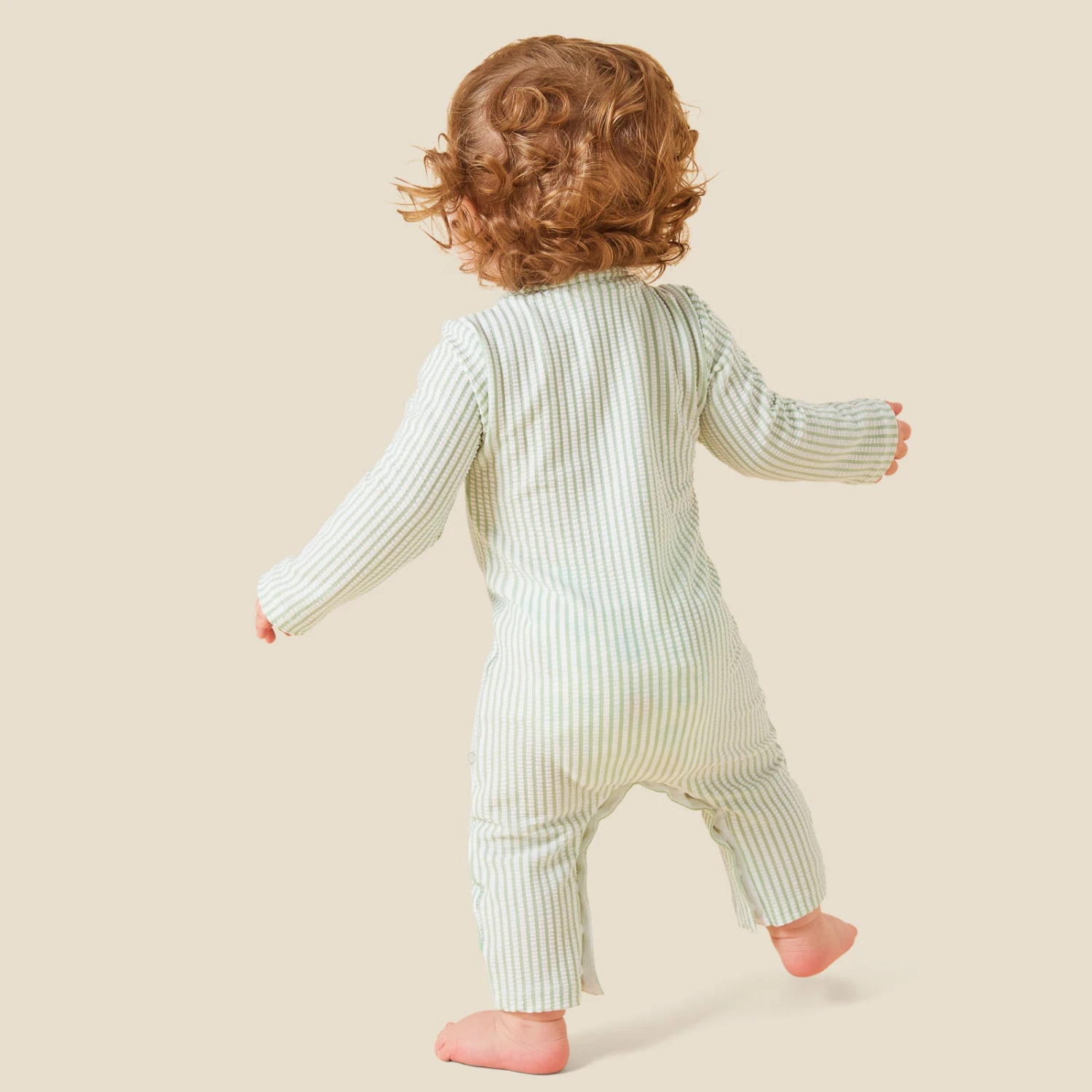 Stripe Seersucker One-Piece Rashguard 8 Stripe Seersucker One-Piece Rashguard - Image 6