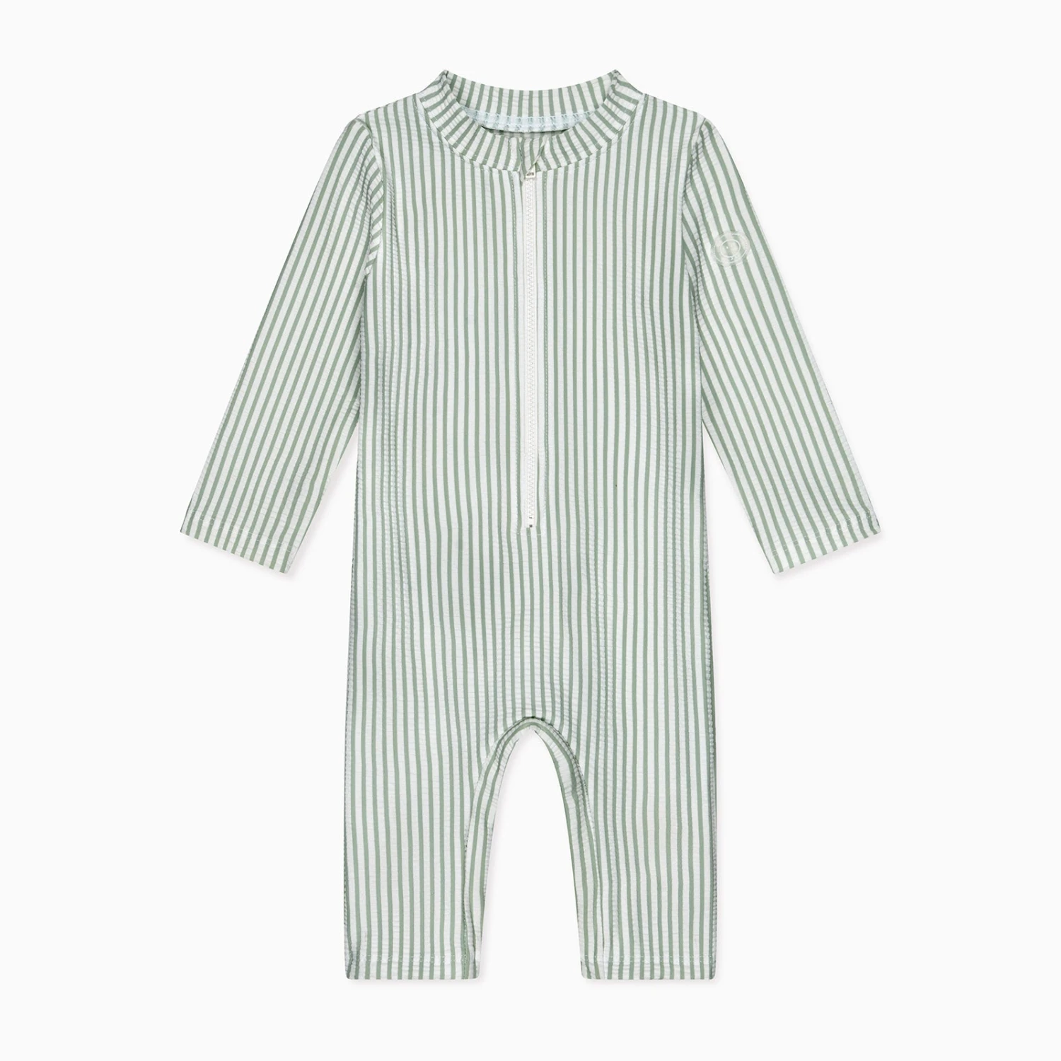 Stripe Seersucker One-Piece Rashguard 4 Stripe Seersucker One-Piece Rashguard - Image 2