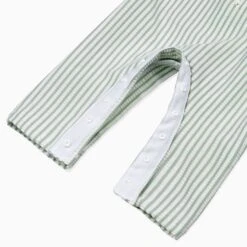 Stripe Seersucker One-Piece Rashguard 13 Stripe Seersucker One-Piece Rashguard -Baby Clothing Shop BS310GR SageStripedSeersuckerOnePieceRashVest Detail