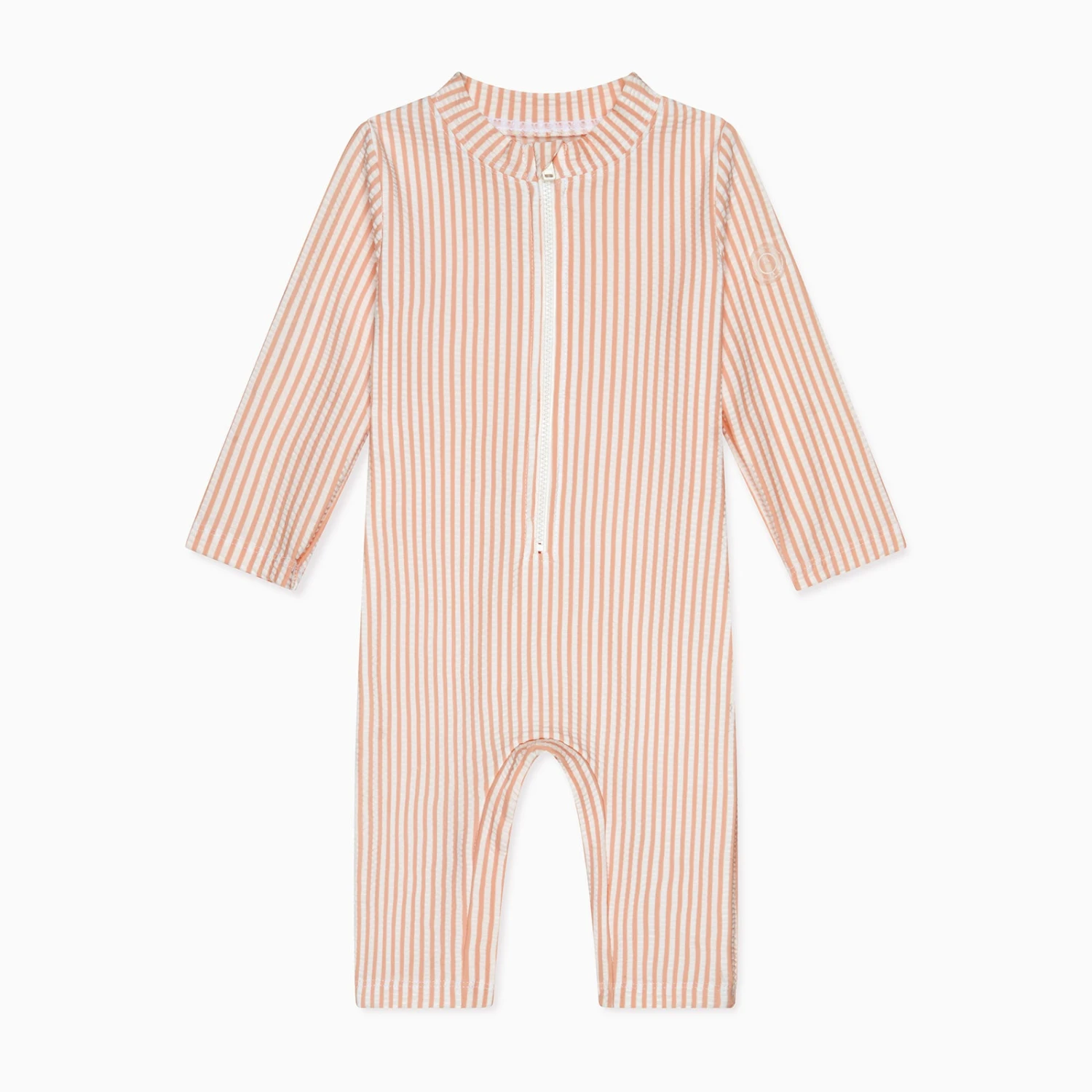 Stripe Seersucker One-Piece Rashguard 9 Stripe Seersucker One-Piece Rashguard - Image 7