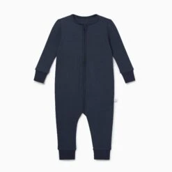 Bear Ribbed Clever Zip Romper