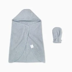 Kids Bathtime Set -Baby Clothing Shop Blue Toddler Towel Mitt