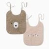 Bunny & Bear Bib Set -Baby Clothing Shop Bunny Bear Bib