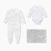 Welcome Home Set -Baby Clothing Shop Cellular blanket set grey