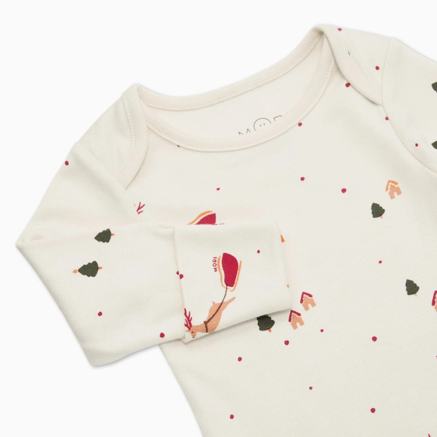 Festive Print Long Sleeve Bodysuit 4 Festive Print Long Sleeve Bodysuit - Image 2