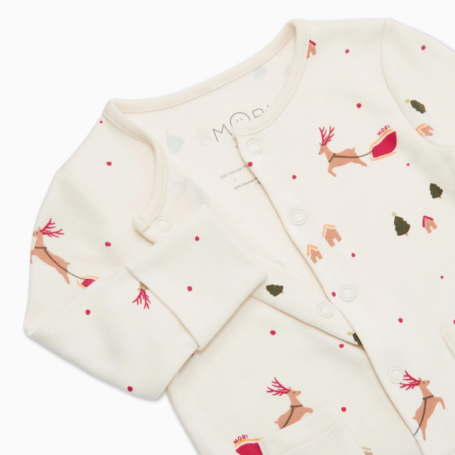 Festive Print Long Sleeve Bodysuit 5 Festive Print Long Sleeve Bodysuit - Image 3