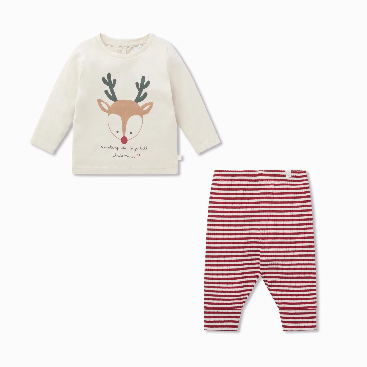 Reindeer Slogan Tee & Ribbed Leggings Outfit 3 Reindeer Slogan Tee & Ribbed Leggings Outfit