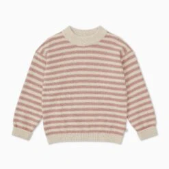 Chunky Knit Striped Sweater 19 Chunky Knit Striped Sweater -Baby Clothing Shop ChunkyKnitStripedHighNeckJumper Oatmeal Pink 3 4y FRONT 06eacbb3 a9c5 4c15 8b51 f98c6958dd0c