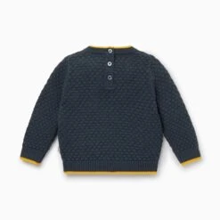 Chunky Knit Sweater 7 Chunky Knit Sweater -Baby Clothing Shop Chunky Knit Jumper Navy 02