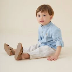 Organic Cotton Chambray Long Sleeve Shirt -Baby Clothing Shop Copy of Denim shirt HUNTER 0256 copy 2c615a94 8962 4b4d b224 0827521f7ba0