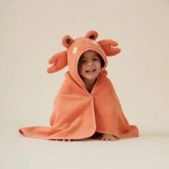 Hooded Crab Baby & Kids Bath Towel