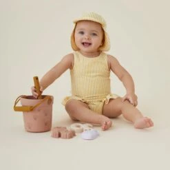 Seersucker Mustard Stripe Sun Safe Swim Hat -Baby Clothing Shop CopyofSeersuckerMustardStripeFrillSwimsuit LUNA 31copy 7cfe512e 2f55 413d bc6a b14fb314d42e