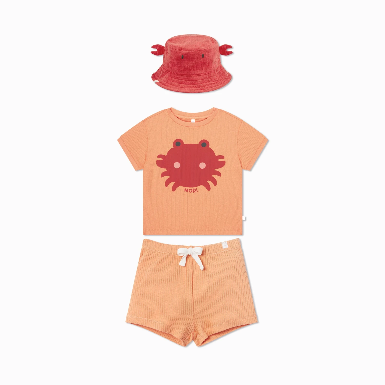 Crab Ribbed Tee, Shorts & Hat 4 Crab Ribbed Tee, Shorts & Hat - Image 2