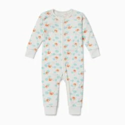 Crab & Shell Clever Zip Romper