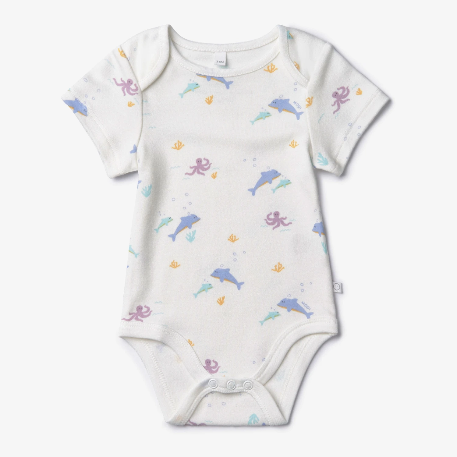 Dolphin Short Sleeve Bodysuit 3 Dolphin Short Sleeve Bodysuit