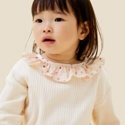 Floral Frilled Oversized Sweater -Baby Clothing Shop FLORAGIRLSWEARJUMPERPINKLEGGINGS 560 5f251ecd 076a 4379 a826 168f627efa1b