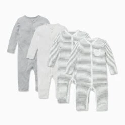 Snap Romper 4 Pack