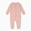 Floral Clever Zip Romper 2 Floral Clever Zip Romper -Baby Clothing Shop FloralCleverZipSleepsuit Footless A
