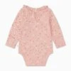 Floral Frilled Bodysuit 1 Floral Frilled Bodysuit -Baby Clothing Shop FloralFrilledBodysuit B