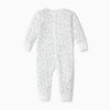 Floral Print Clever Zip Romper -Baby Clothing Shop Floral 2 way Zip Sleepsuit footless Front