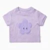 Flower Ribbed Short Sleeve Tee -Baby Clothing Shop FlowerRibbedShortSleeveT Shirt FR