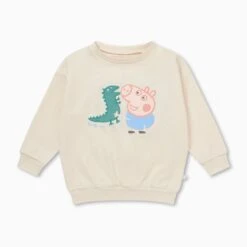 George Pig Organic Cotton Sweater 8 George Pig Organic Cotton Sweater -Baby Clothing Shop GeorgePigOversizedSweatshirt 2 3y