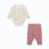 Gingerbread Bodysuit & Ribbed Leggings Outfit -Baby Clothing Shop Gingerbread Bodysuit Ribbed Leggings Outfit