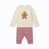 Gingerbread Tee & Ribbed Leggings Outfit -Baby Clothing Shop Gingerbread T Shirt Ribbed Leggings Outfit