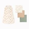 Giraffe Muslin Sleep Sack 0.5 TOG & 3 Pack Muslins Set -Baby Clothing Shop GiraffeMuslinSleepingBag0.5TOG 3PackMuslins 0 6mSet