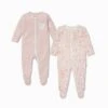 Gruffalo Foxglove Pink Zip-Up Baby Pajamas 2 Pack 1 Gruffalo Foxglove Pink Zip-Up Baby Pajamas 2 Pack -Baby Clothing Shop GruffaloFoxglovePinkZip UpSleepsuit2Pack footed