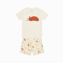 Gruffalo Woodland Summer Pajama Set -Baby Clothing Shop GruffaloWoodlandSummerPyjamas GruffaloSleepwearSS 24 2 3y
