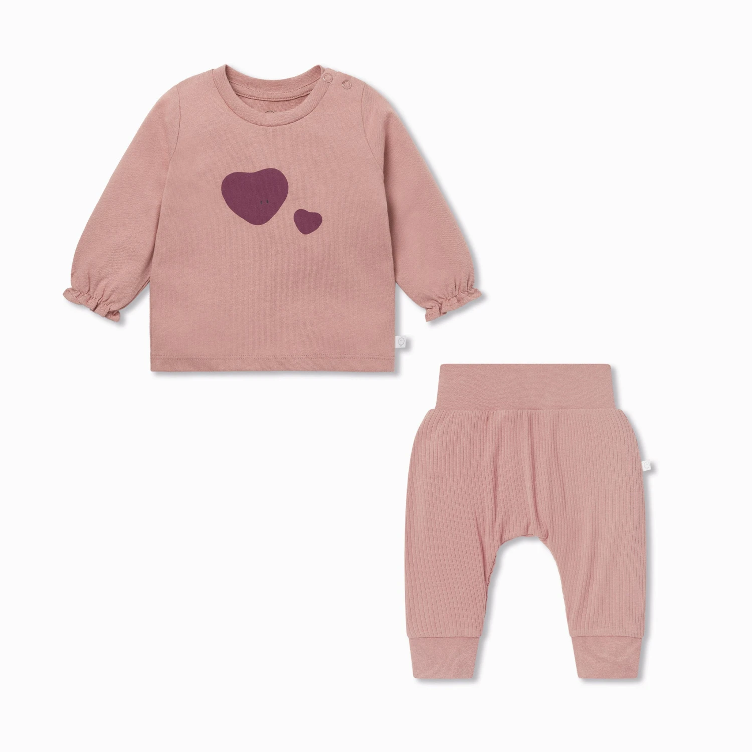 Heart Tee & Ribbed Joggers Outfit 4 Heart Tee & Ribbed Joggers Outfit - Image 2