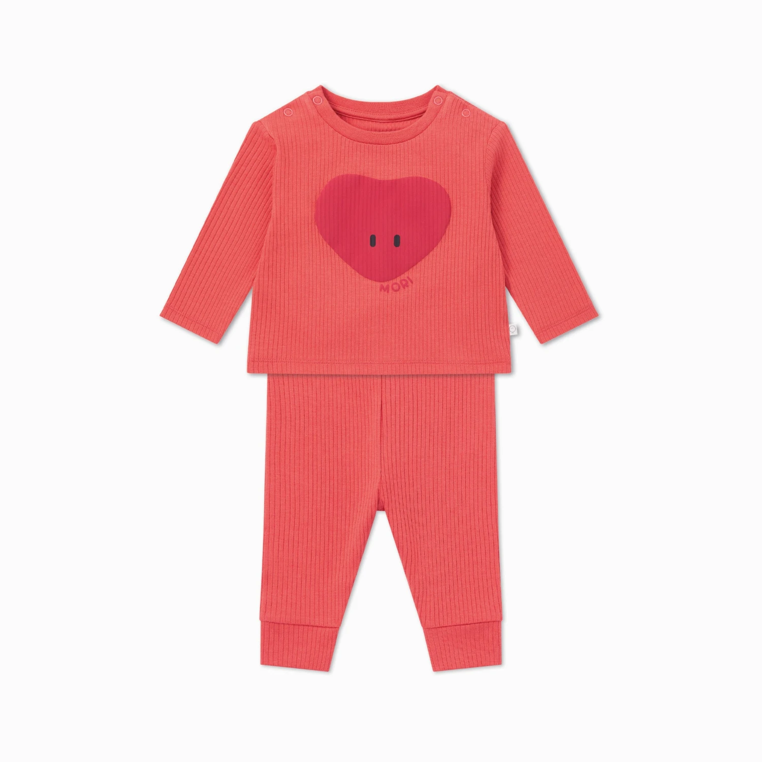 Heart Ribbed Tee & Leggings Outfit 3 Heart Ribbed Tee & Leggings Outfit