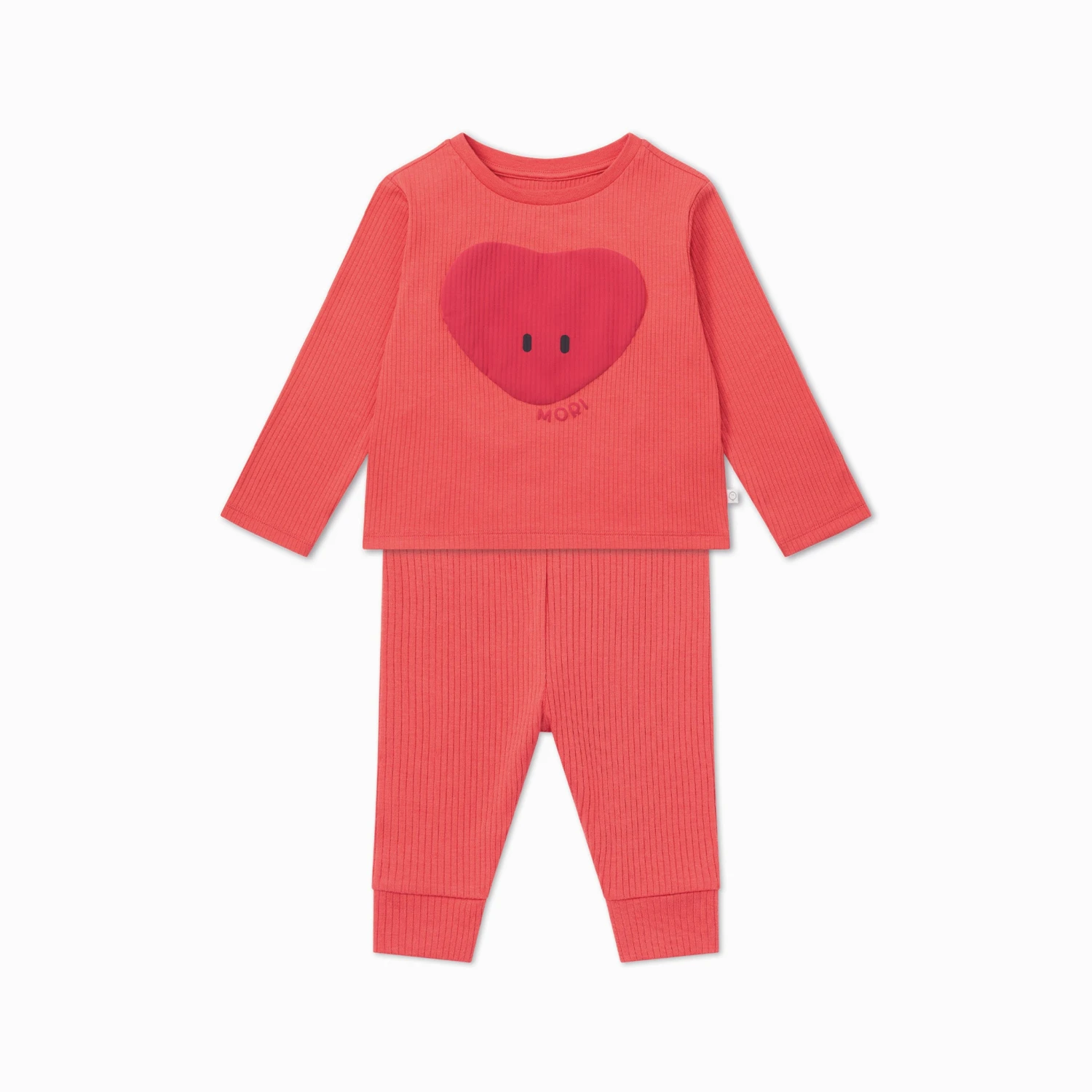 Heart Ribbed Tee & Leggings Outfit 4 Heart Ribbed Tee & Leggings Outfit - Image 2