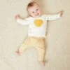 Heart Sweater & Ribbed Leggings Outfit -Baby Clothing Shop Heart Sweatshirt Ribbed Leggings Outfit ROSIE 083