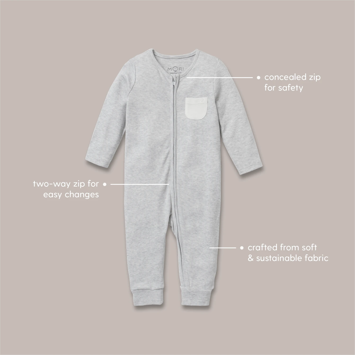 Botanical Clever Zip Romper 4 Pack 4 Botanical Clever Zip Romper 4 Pack - Image 2
