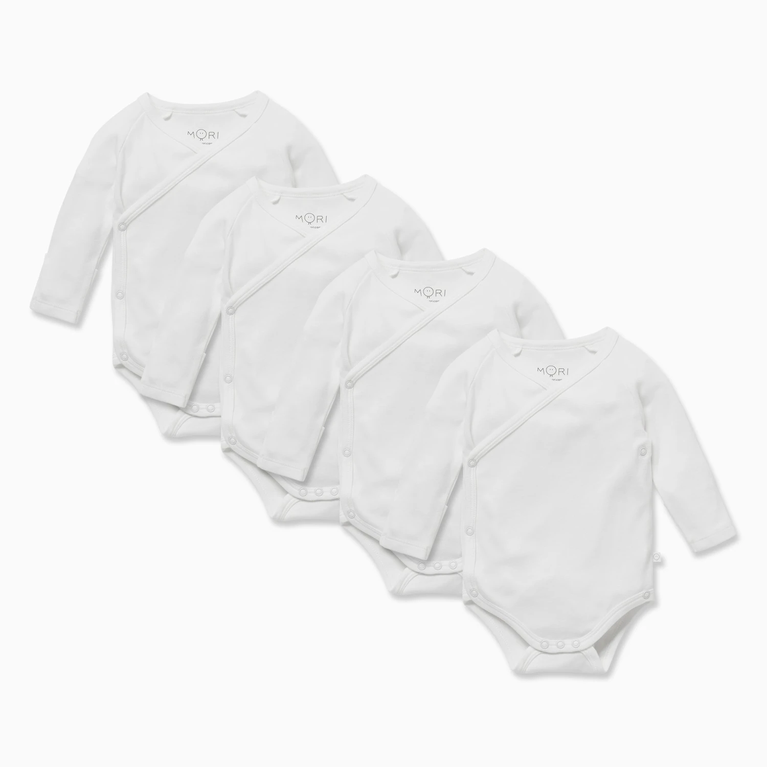 Long Sleeve Kimono Bodysuit 4 Pack 4 Long Sleeve Kimono Bodysuit 4 Pack - Image 2