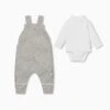 Knitted Grey Dungaree Overalls & Turtleneck Bodysuit Outfit -Baby Clothing Shop Knitted Dungarees Roll Neck Bodysuit Outfit 37ba0a2a 9a6d 4d43 a0e5 b3064809e623