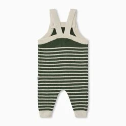 Knitted Striped Overalls 9 Knitted Striped Overalls -Baby Clothing Shop KnittedStripedDungarees BACK