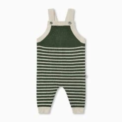 Knitted Striped Overalls 8 Knitted Striped Overalls -Baby Clothing Shop KnittedStripedDungarees FRONT