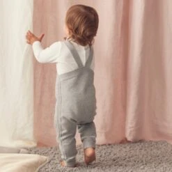 Knitted Grey Dungaree Overalls & Turtleneck Bodysuit Outfit 11 Knitted Grey Dungaree Overalls & Turtleneck Bodysuit Outfit -Baby Clothing Shop Knitted Dungarees Roll Neck Bodysuit 103 2 b7385b0c c4d7 4a25 a5ae c951741d71de