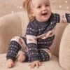 Knitted Reindeer Sweater & Joggers Outfit -Baby Clothing Shop Knitted Reindeer Jumper Joggers Outfit 0029