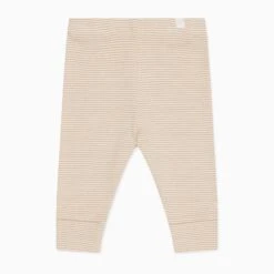 Organic Leggings -Baby Clothing Shop LE020OA OatmealStripeLeggings