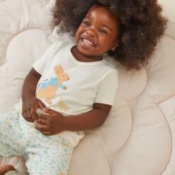 Peter Rabbit Short Sleeve Pajama Set -Baby Clothing Shop LE024PM PeterRabbitShortSleevePyjamas 2516