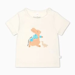 Peter Rabbit Short Sleeve Pajama Set -Baby Clothing Shop LE024PM PeterRabbitShortSleevePyjamas Top 3 6m